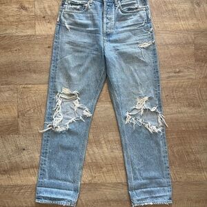 Agolde Classic Denim Jeans in Light Blue
